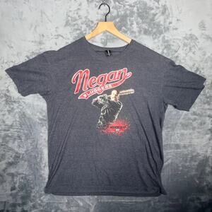 The Walking Dead Negan Sluggers Mens T-Shirt Size XL Gray‎ Lootcrate Graphic AMC